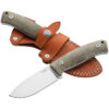 Cuchillo LionSTEEL M2M Fixed Blade Green Canvas M2M CVG