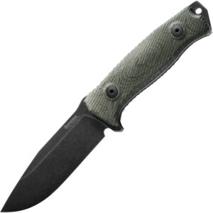 Cuchillo LionSTEEL M5 Fixed Blade Green Micarta M5B CVG