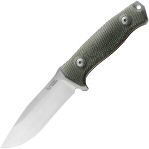 Cuchillo LionSTEEL M5 Fixed Blade Green Micarta M5 CVG