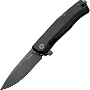 Navaja LionSTEEL Myto Framelock Aluminum Black MT01A BB