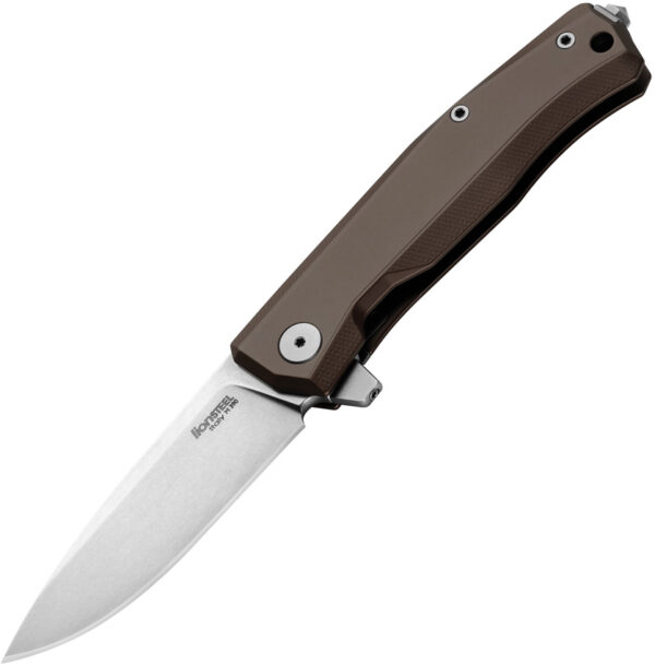 Navaja LionSTEEL Myto Framelock Aluminum Brown MT01A ES