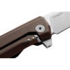 Navaja LionSTEEL Myto Framelock Aluminum Brown MT01A ES