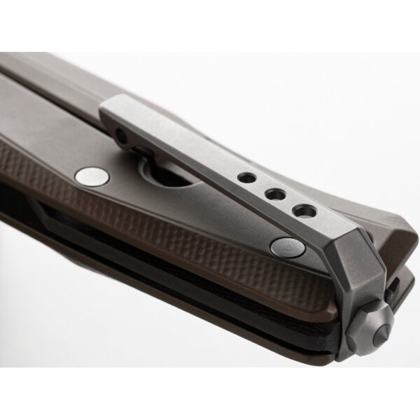 Navaja LionSTEEL Myto Framelock Aluminum Brown MT01A ES