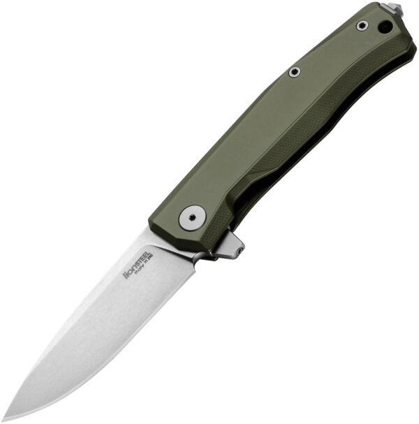 Navaja LionSTEEL Myto Framelock Aluminum Green MT01A GS