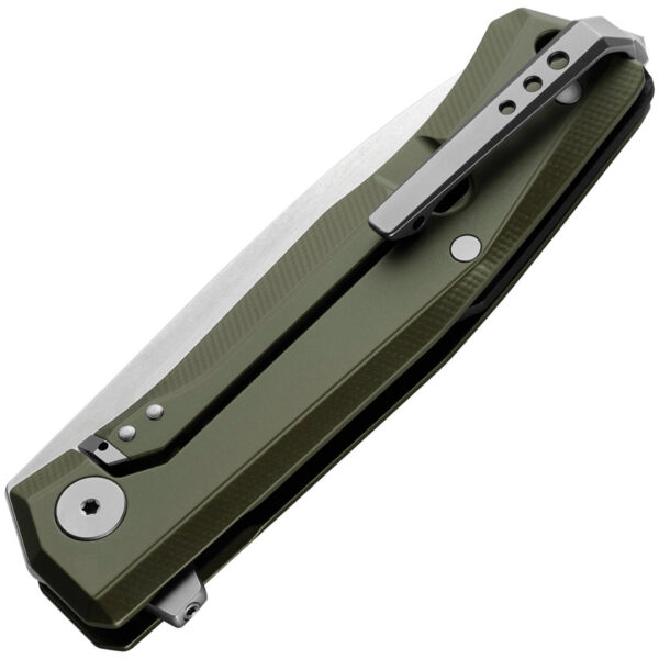 Navaja LionSTEEL Myto Framelock Aluminum Green MT01A GS