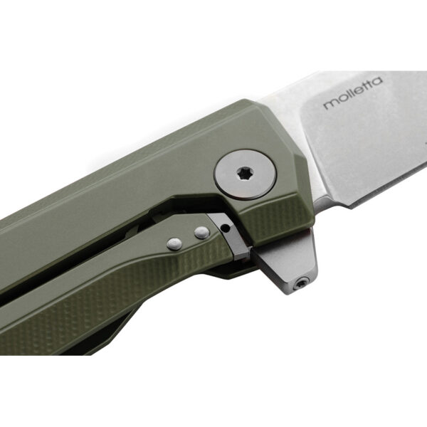 Navaja LionSTEEL Myto Framelock Aluminum Green MT01A GS