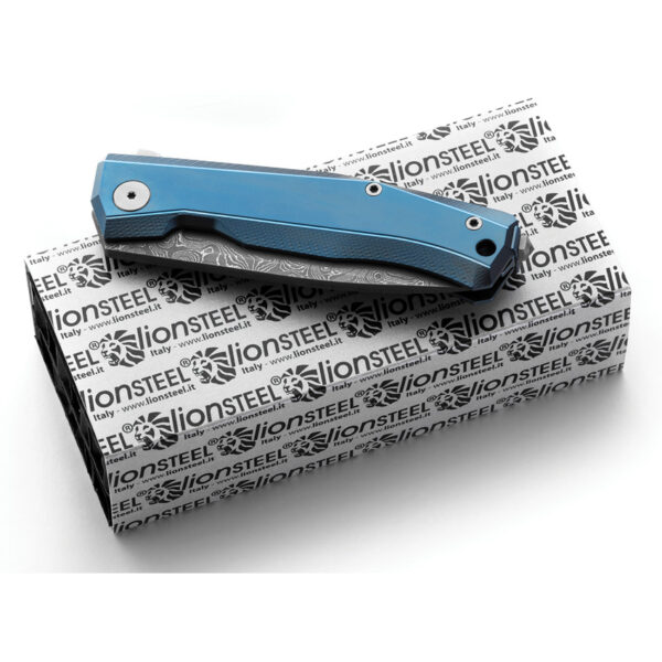 Navaja LionSTEEL Myto Framelock Dam Blue MT01D BL