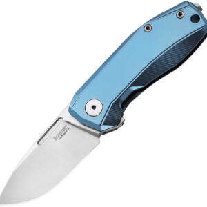 LSTNA01BL-1.jpg Navaja LionSTEEL Nano Framelock Blue TI NA01 BL