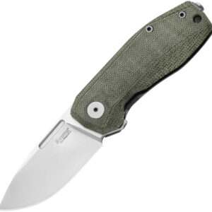 LSTNA01CVG-1.jpg Navaja LionSTEEL Nano Framelock Green Micarta NA01 CVG