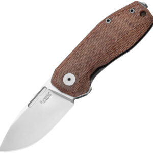 LSTNA01CVN-1.jpg Navaja LionSTEEL Nano Framelock Natural Micarta NA01 CVN