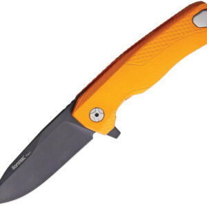 LSTROKAOB-1.jpg Navaja LionSTEEL ROK Framelock Orange ROK A OB