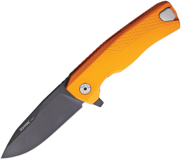 LSTROKAOB-1.jpg Navaja LionSTEEL ROK Framelock Orange ROK A OB