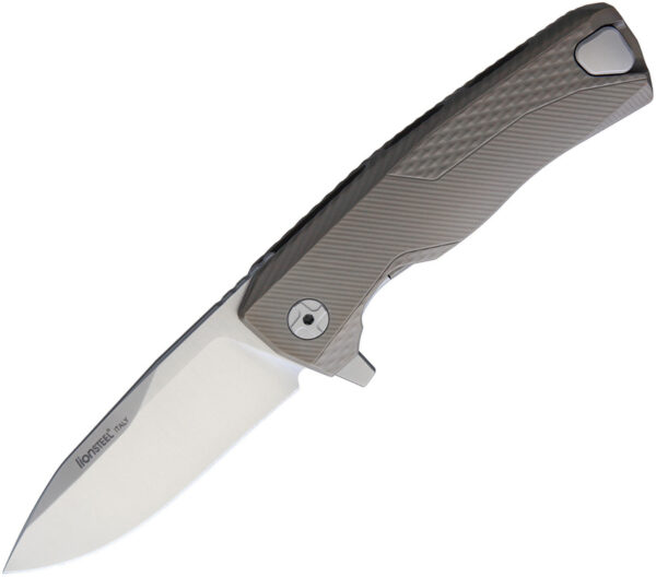 Navaja LionSTEEL ROK Titanium Linerlock Bronze ROK B