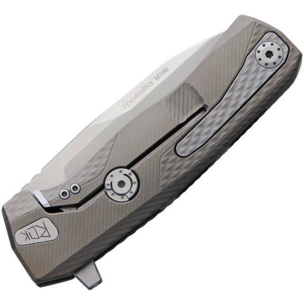 Navaja LionSTEEL ROK Titanium Linerlock Bronze ROK B