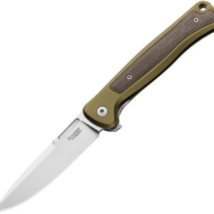 Cuchillo LionSTEEL Skinny Framelock Green Al SW SK01AGS