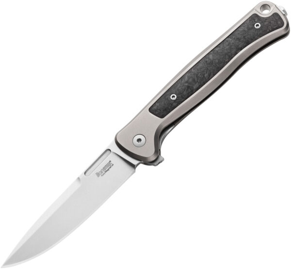 Cuchillo Lionsteel Skinny Framelock Gray Ti SK01GY