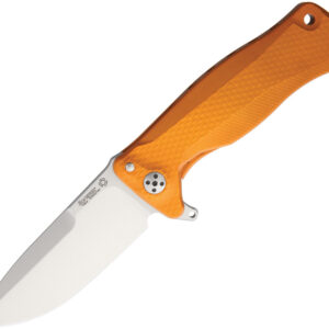 Navaja LionSTEEL SR11 Satin Orange Framelock SR11A OS