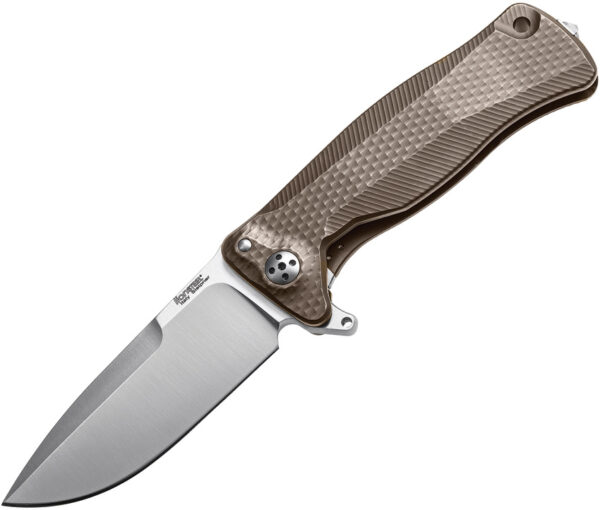 Navaja LionSTEEL SR11 Framelock Titanium Bronze SR11 B