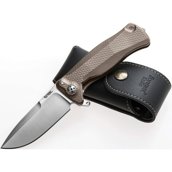 Navaja LionSTEEL SR11 Framelock Titanium Bronze SR11 B
