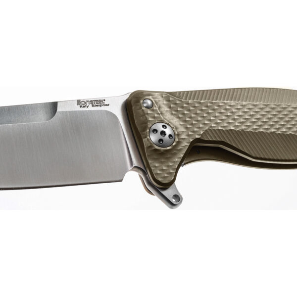 Navaja LionSTEEL SR11 Framelock Titanium Bronze SR11 B