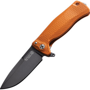 LSTSR22AOB-1.jpg Navaja LionSTEEL SR22 Framelock Orange Black SR22A OB