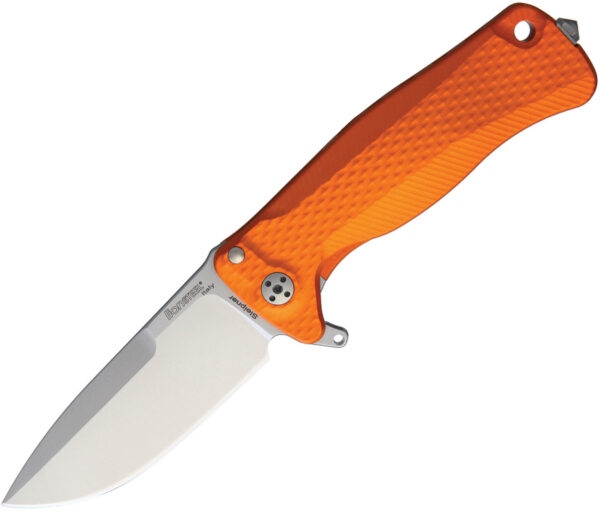 Navaja LionSTEEL SR22 Framelock Orange Satin SR22A OS