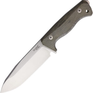 Cuchillo LionSTEEL T6 Fixed Blade Green Micarta T6 CVG