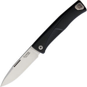 LSTTLABS-1.jpg Navaja LionSTEEL Thrill Slip Joint Black Al TL A BS