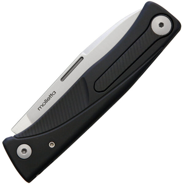 Navaja LionSTEEL Thrill Slip Joint Black Al TL A BS