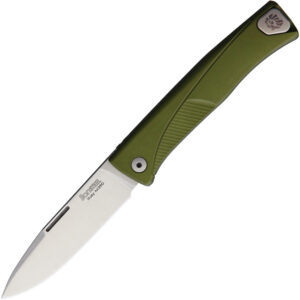 LSTTLAGS-1.jpg Navaja LionSTEEL Thrill Slip Joint Green Al TL A GS