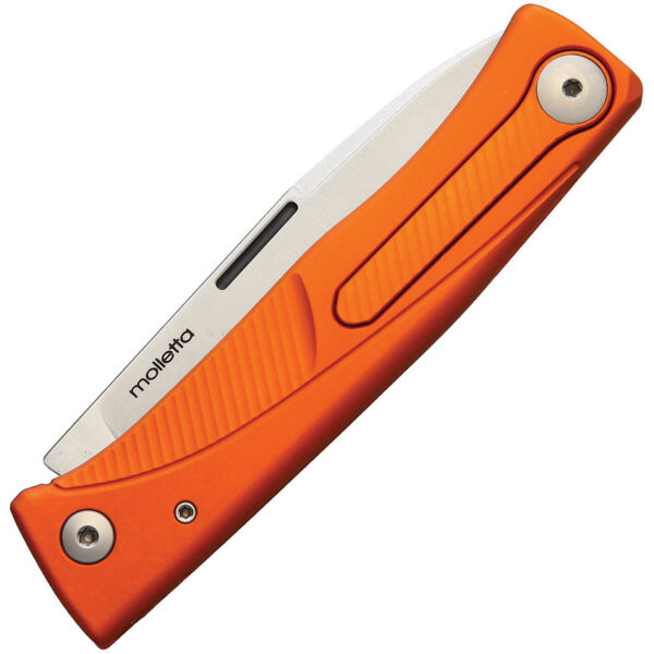 Navaja LionSTEEL Thrill Slip Joint Orange Al TL A OS