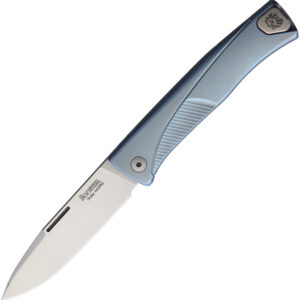 LSTTLBL-1.jpg Navaja LionSTEEL Thrill Slip Joint Blue TL BL