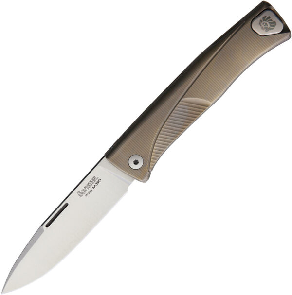 Navaja LionSTEEL Thrill Slip Joint Brown Ti TL BR