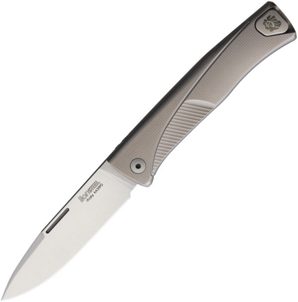 Navaja LionSTEEL Thrill Slip Joint Gray Ti TL GY