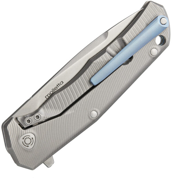 Navaja LionSTEEL TRE Titanium Framelock Blue TRE BL