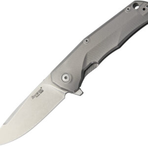 Navaja LionSTEEL TRE Titanium Framelock Gray TRE GY