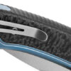 Navaja LionSTEEL Twain Button Lock CF Blue TW BL CF
