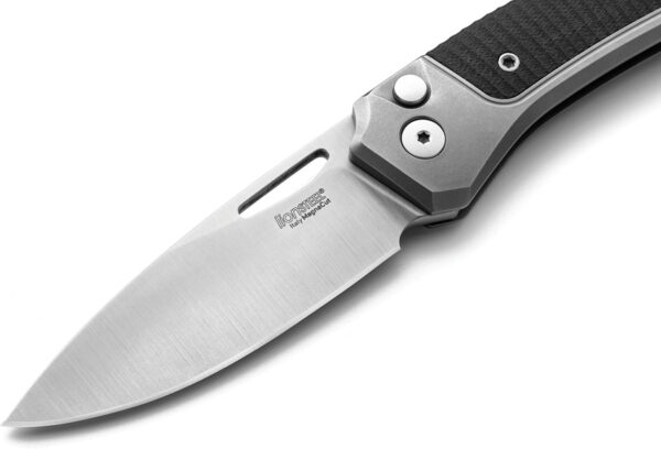 Navaja LionSTEEL Twain Button Lock Blk G10 TW GY GBK
