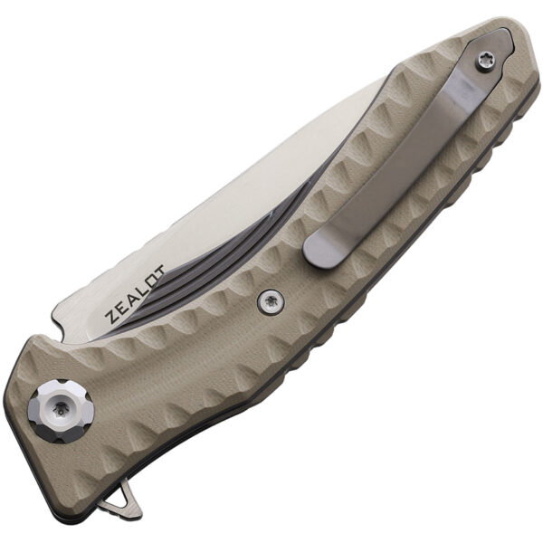 Navaja Maxace Zealot Linerlock Tan  MCZ203