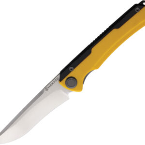 MAXMM281B-1.jpg Navaja Maxace Kestrel Framelock Yellow MAXMM28-1-B
