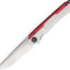 Navaja Maxace Kestrel Framelock White/Red MAXMM28-1-C