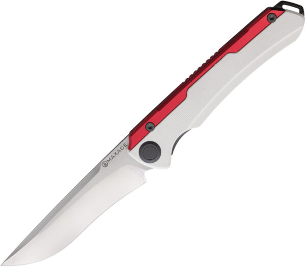 Navaja Maxace Kestrel Framelock White/Red MAXMM28-1-C
