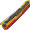 Navaja Maxace Kestrel Framelock Yellow/Red MAXMM28-1-D
