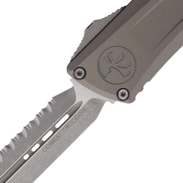 Navaja automática Microtech Auto Combat Troodon DE Gen III 1142-12APNC