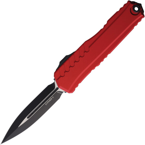 Navaja Microtech Auto Cypher II D/E Red 1242-1RD