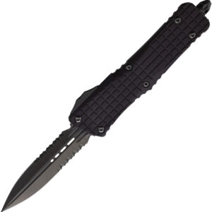 Navaja automática Microtech Auto Combat Troodon D/E OTF Bl 142-2CT-DSH