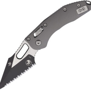 MCT17428-1.jpg Navaja Microtech Stitch S/E Ram Lok FS Gray 169RL-3FLNC
