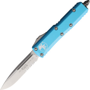 MCT23111TQ-1.jpg Navaja Microtech Auto UTX-85 S/E OTF PS Turquoi 231-11TQ