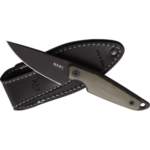 Cuchillo MKM-Maniago Knife Makers Makro 1 Black MK MA01-GCB