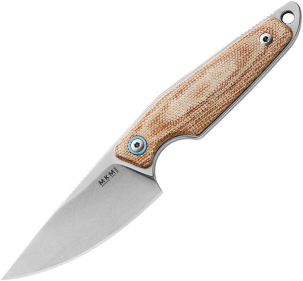 Cuchillo MKM-Maniago Knife Makers Makro 1 Natural Micarta MK MA01-NC
